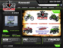 Tablet Screenshot of outlawpowersports.com